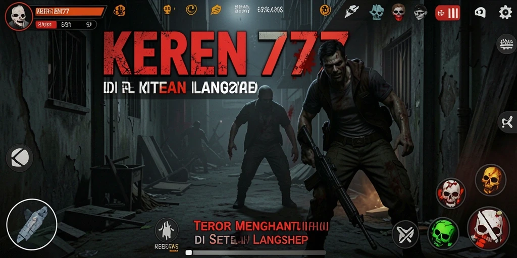 Tangkapan layar gameplay menegangkan dari KEREN77.