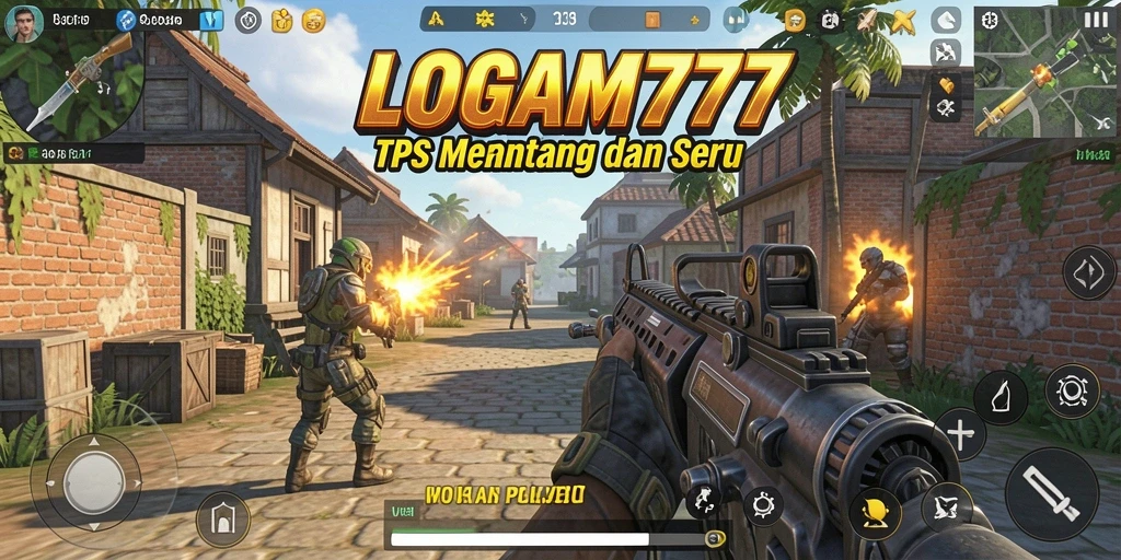 Tangkapan layar LOGAM777 menunjukkan aksi seru dalam gameplay TPS.