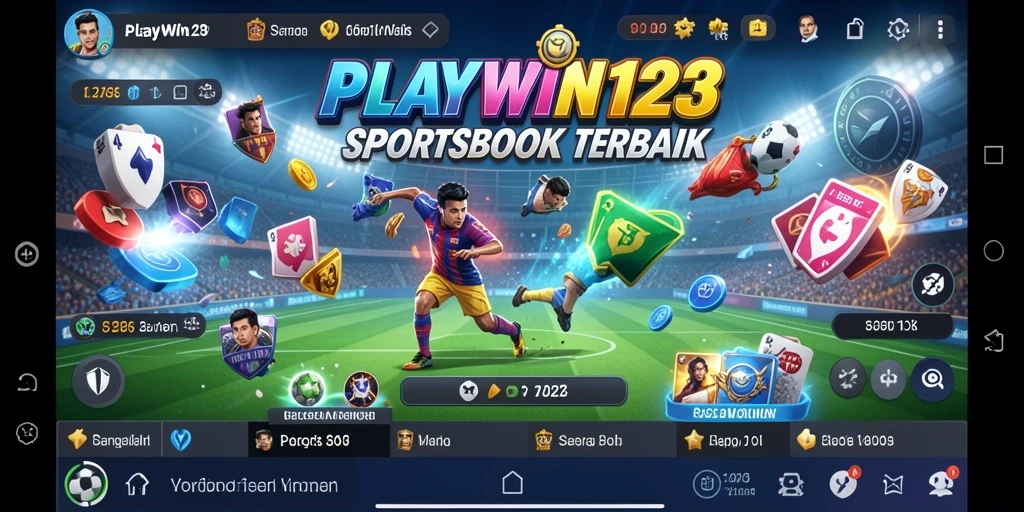 Tampilan menarik dari gameplay sportsbook di PLAYWIN123.