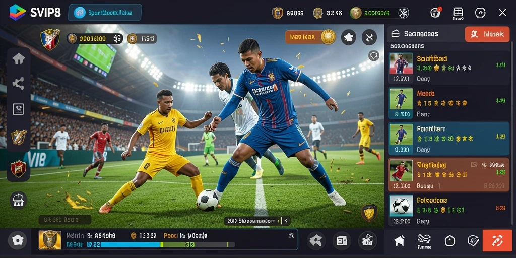 Tampilan gameplay taruhan olahraganya yang menarik dan interaktif.
